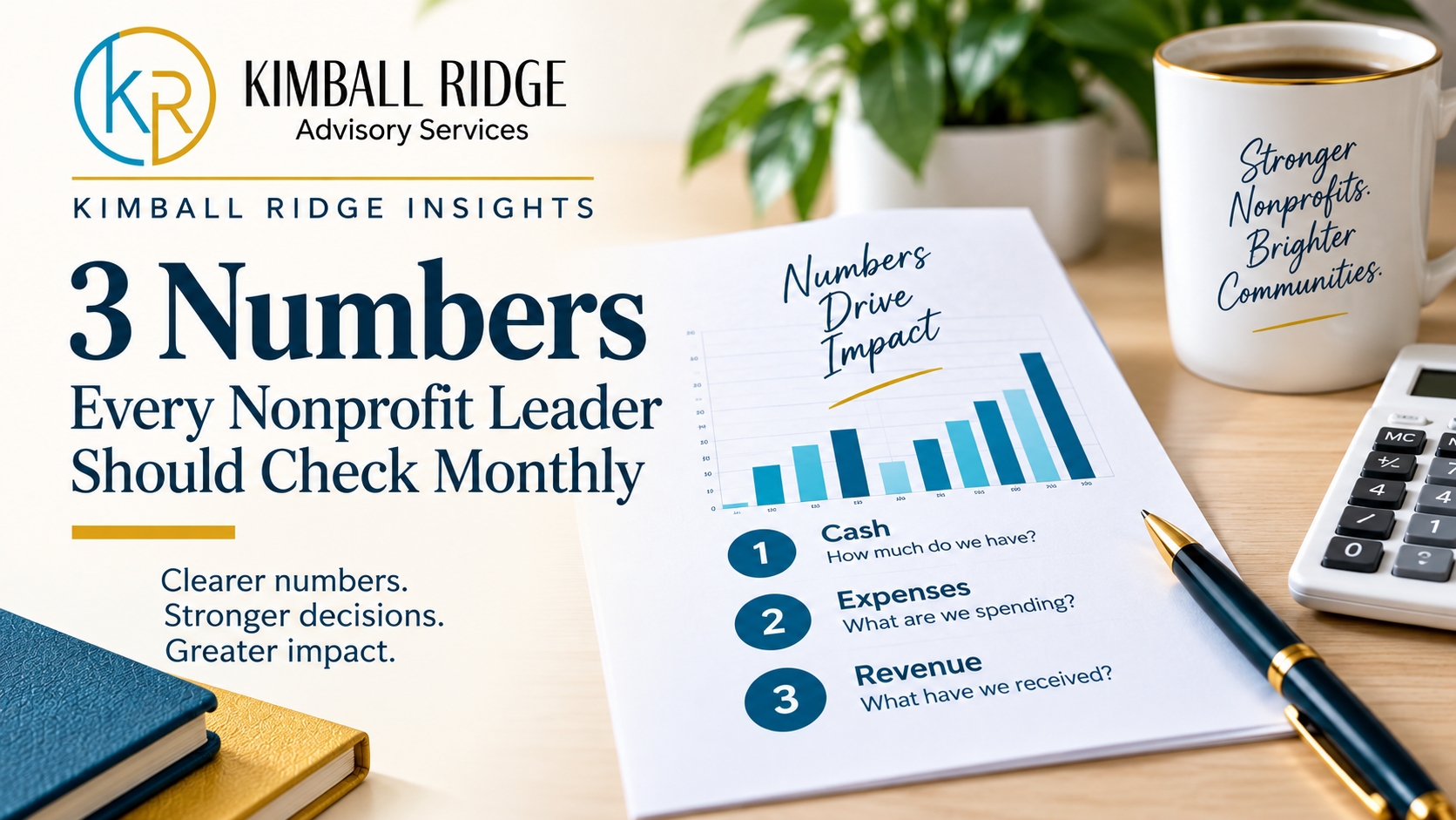 3 Numbers Every Nonprofit Leader Should Check Monthly